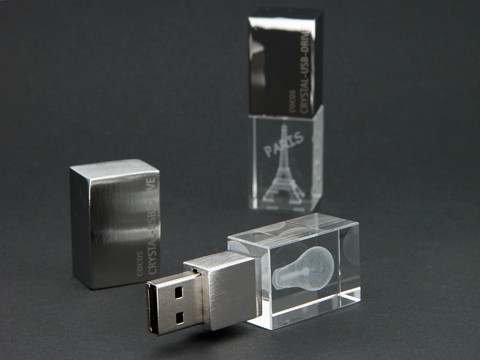 3D Crystal USB-muistitikku