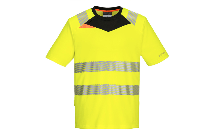 DX413 - DX4 Hi-Vis T-paita Portwest huomioväriset T-paidat