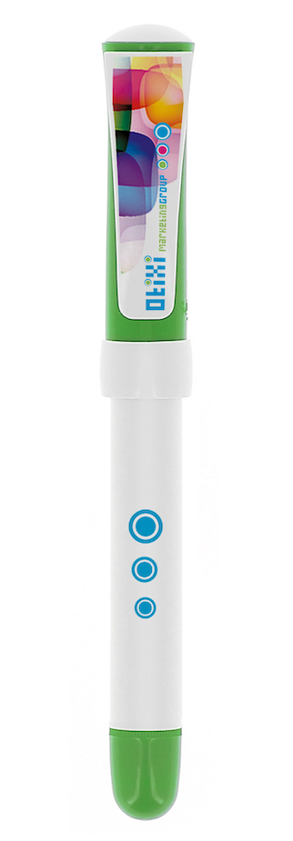 BIC® XS Finestyle White / Green / Blue Ink