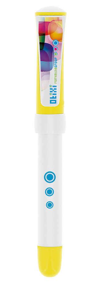 BIC® XS Finestyle White / Yellow / Blue Ink