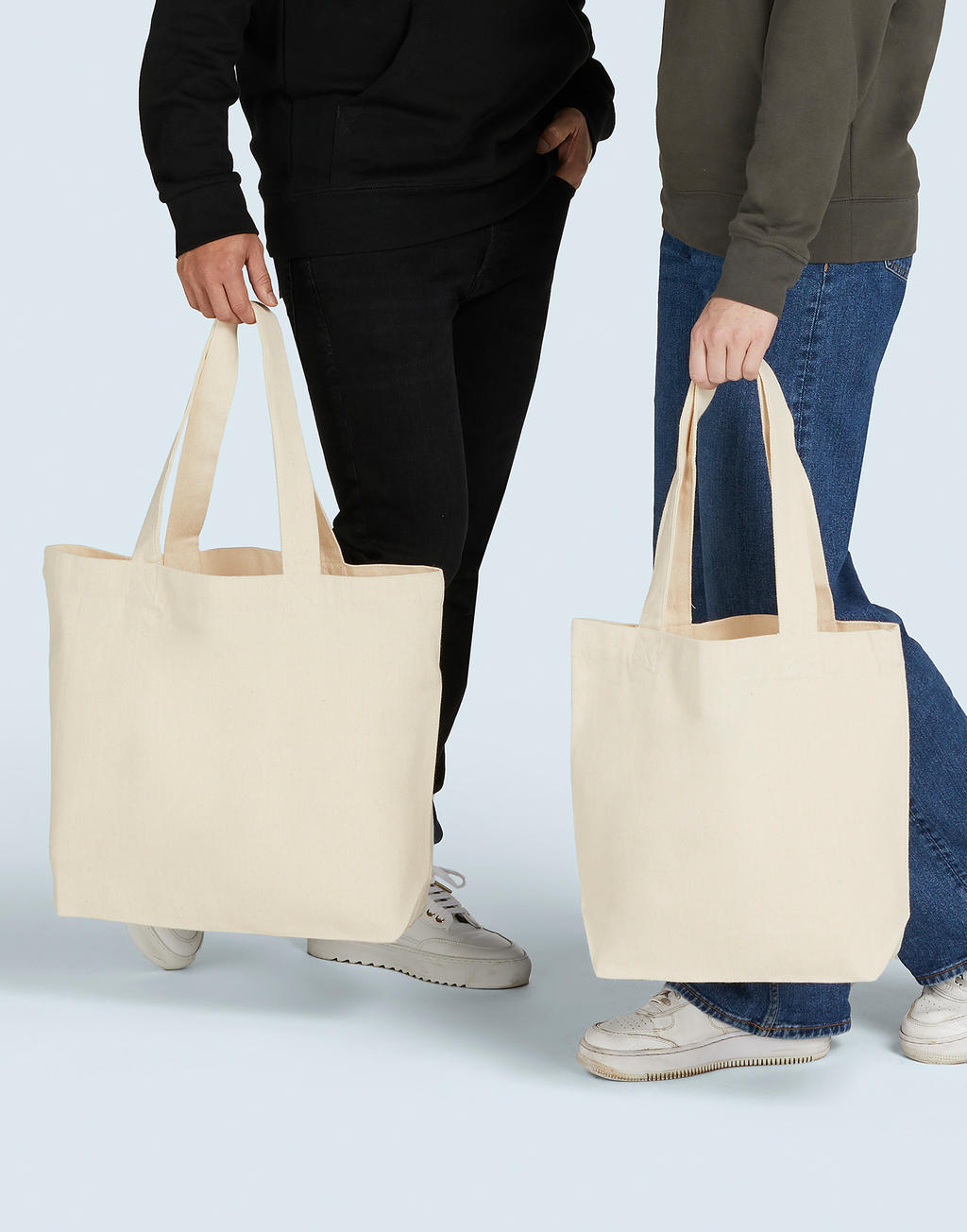 Leveä Canvas Shopper 1, XL ostoskassi puuvilla