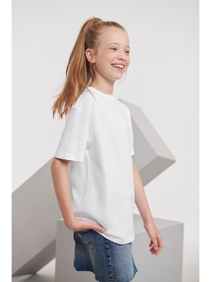 Lasten Orgaaninen t-paita Valkoinen
