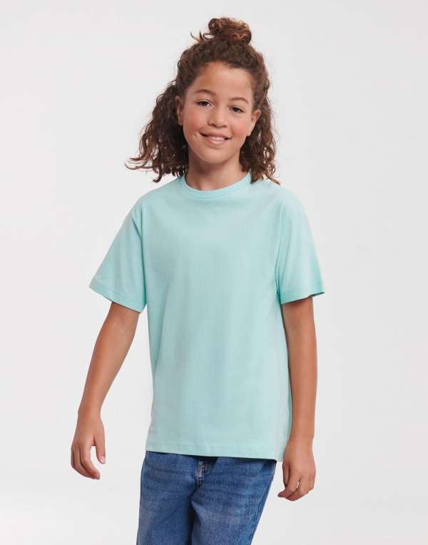 Russell Europe - Lasten Orgaaninen t-paita - Childrens Pure Organic T - 0R108B0 - Aqua