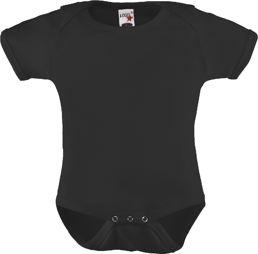 Vauvan body Logo Musta